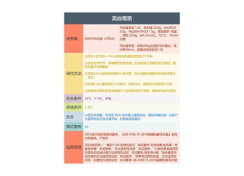 黑曲霉菌