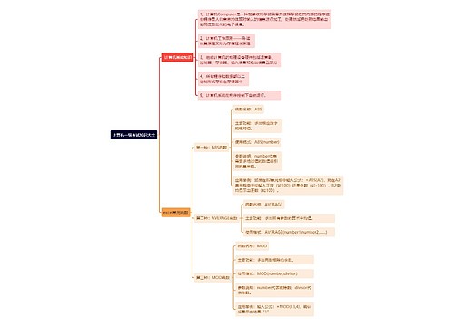 《计算机一级考试知识大全》思维导图