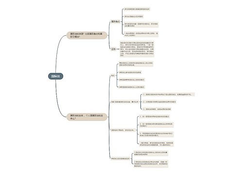国际法的思维导图