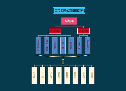 工程监理公司组织架构