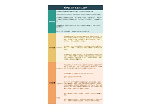 加纳国家男子足球队简介