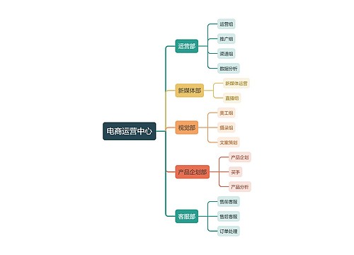 电商运营中心组织架构图