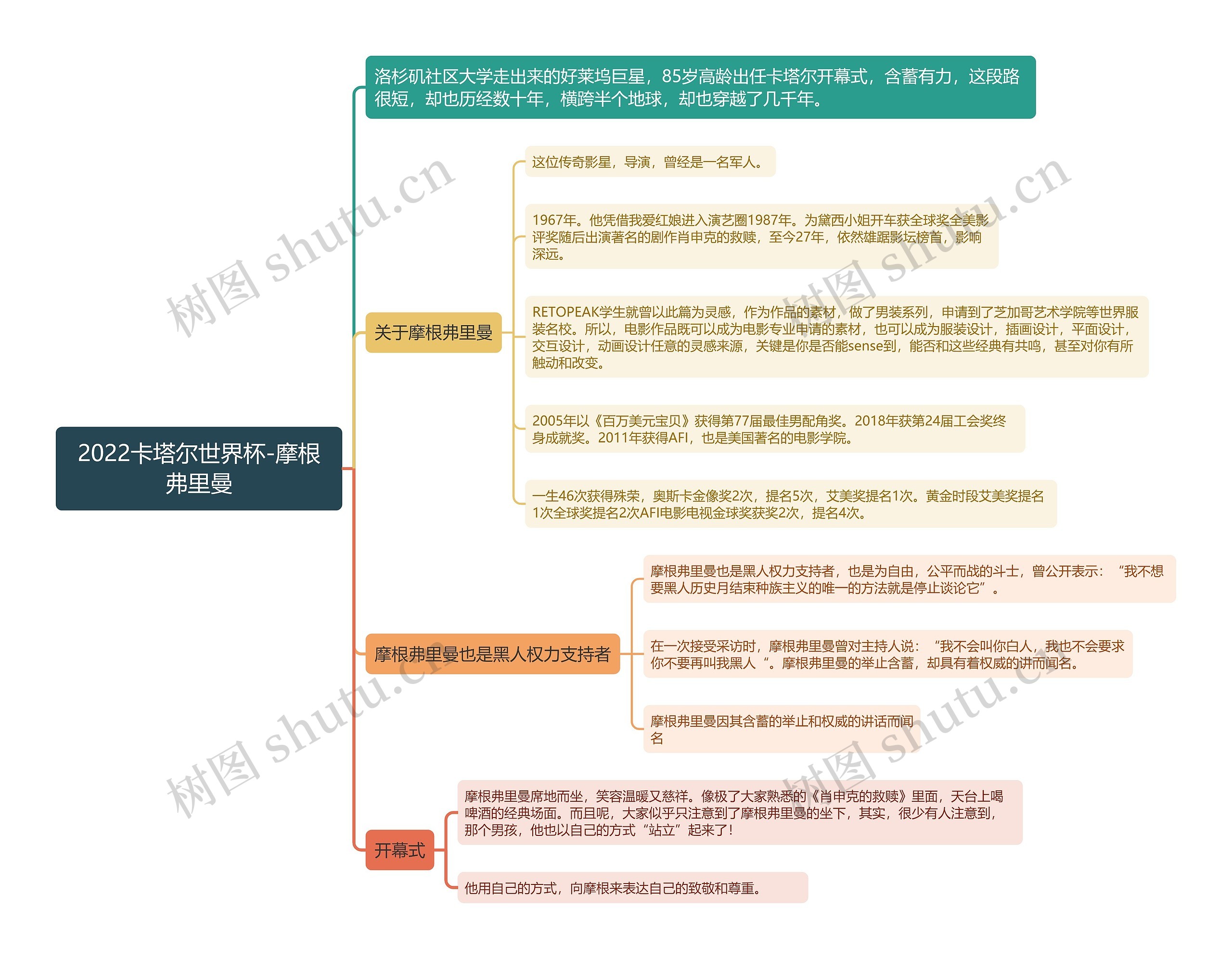 2022卡塔尔世界杯开幕式-摩根弗里曼