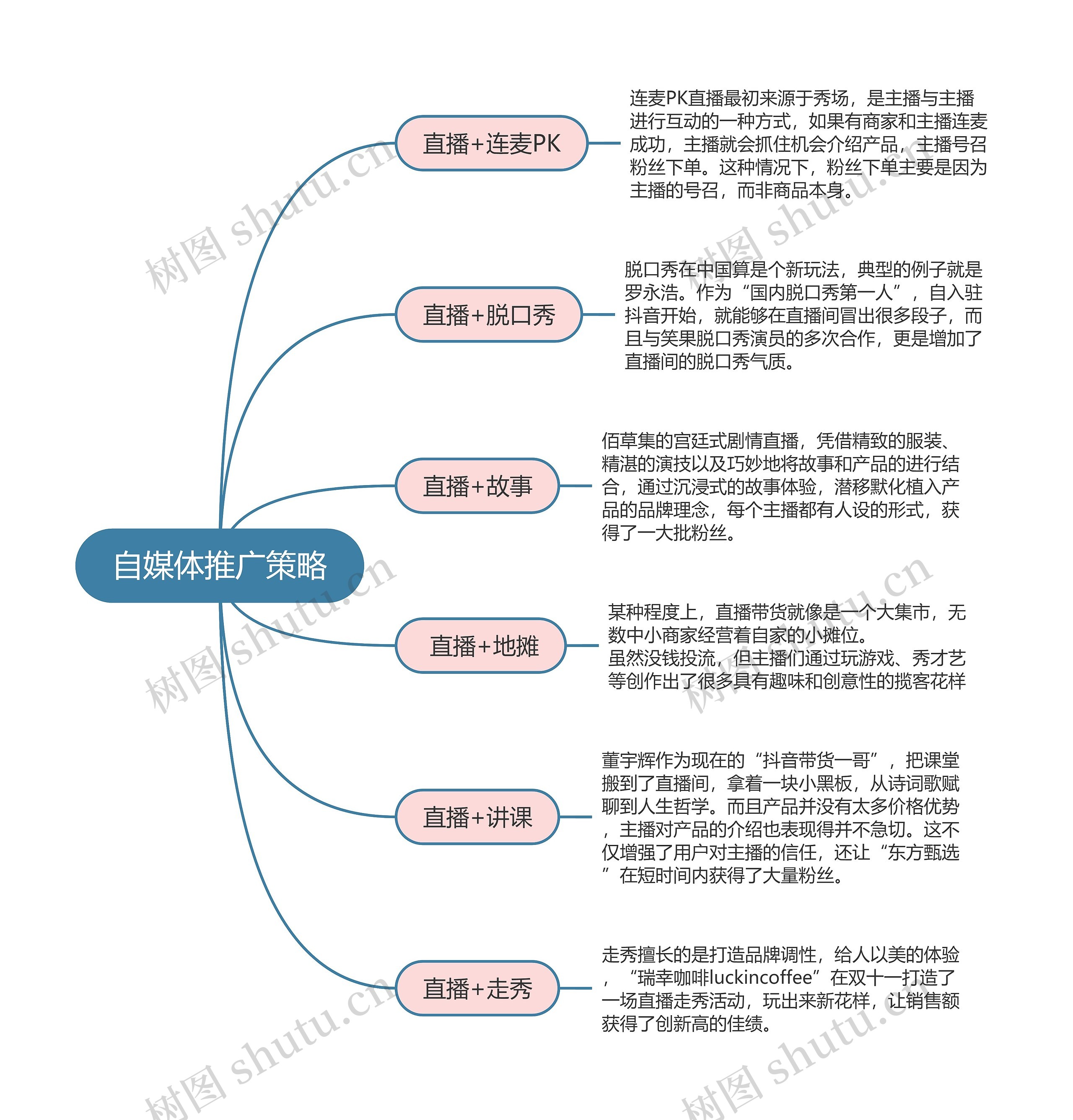 自媒体推广策略思维导图