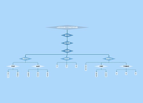 xx医药连锁公司组织架构图