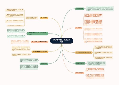 做好时间管理，提升工作效率