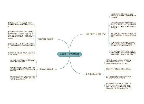 新媒体运营者的素养