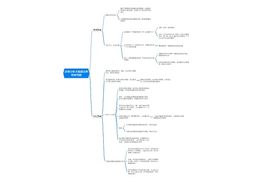 运营分析大数据法则思维导图