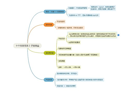 十个抖音导流 1 子皮商业