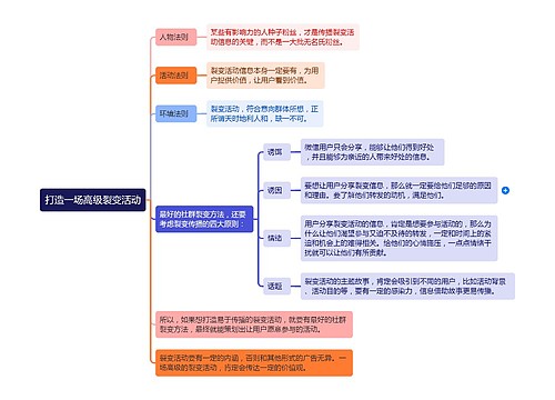 打造一场高级裂变活动