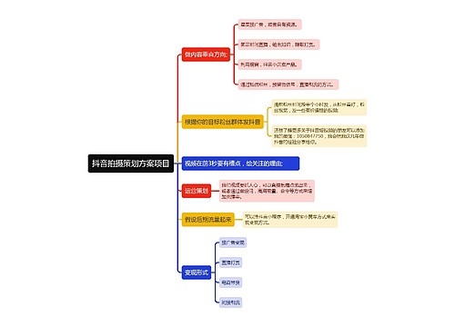 抖音拍摄策划方案项目