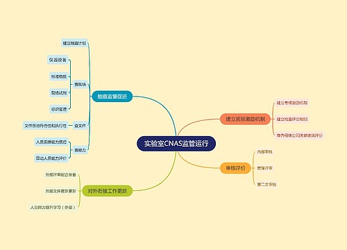 实验室CNAS监管运行思维导图