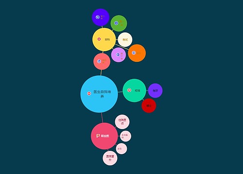 医生自我培养计划表模板思维导图