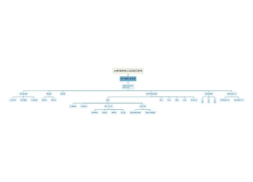 xx电商类型公司组织架构