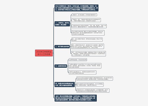 202x年三年级班主任个人工作总结