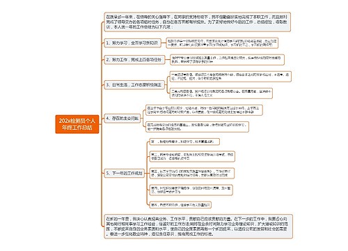 202x检测员个人年终工作总结