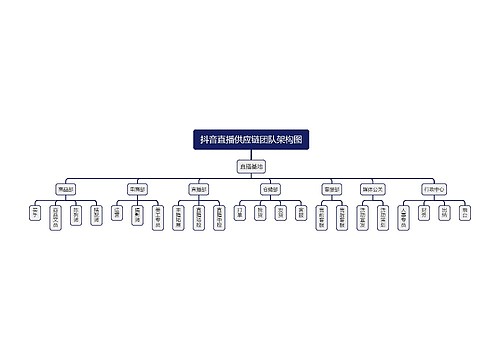 抖音直播供应链团队架构图