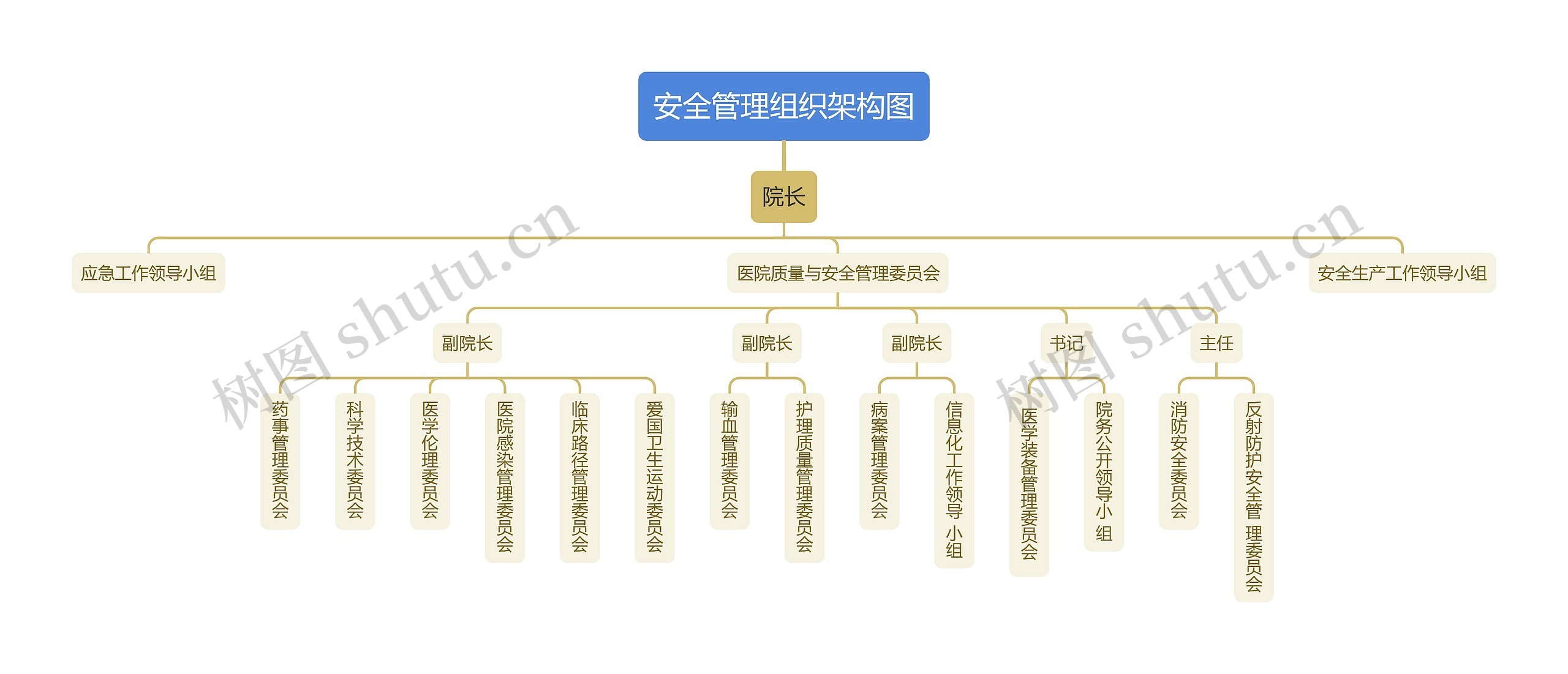 安全管理组织架构图