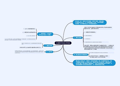 公司软件开发员工作总结