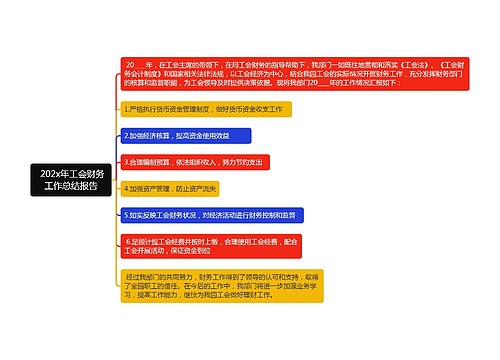  202x年工会财务工作总结报告