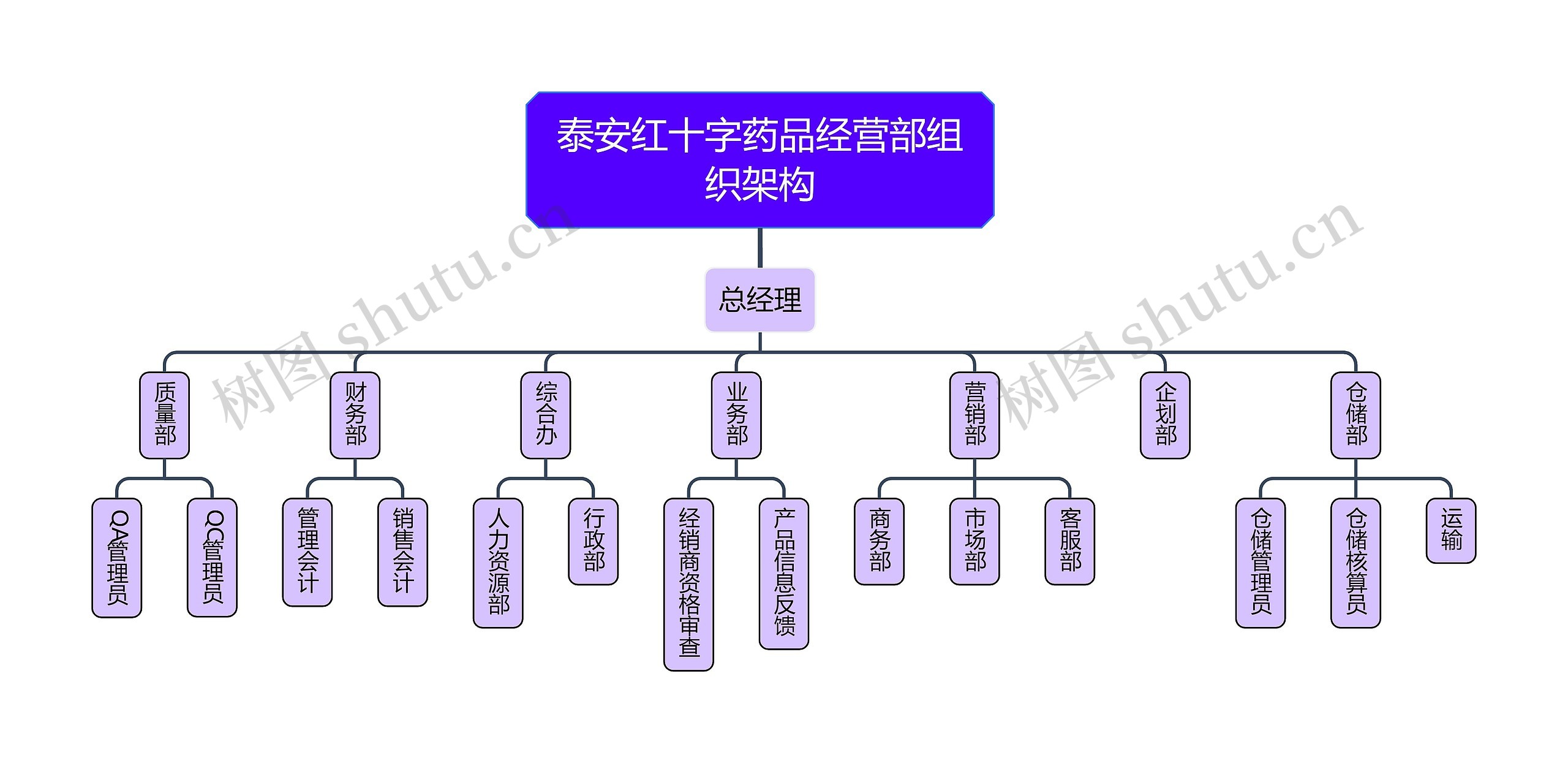 泰安红十字药品经营部组织架构