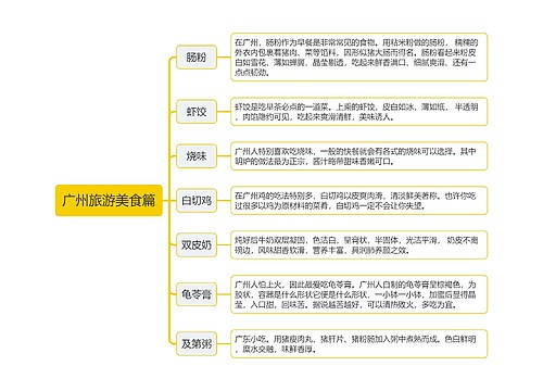 ﻿广州旅游美食篇