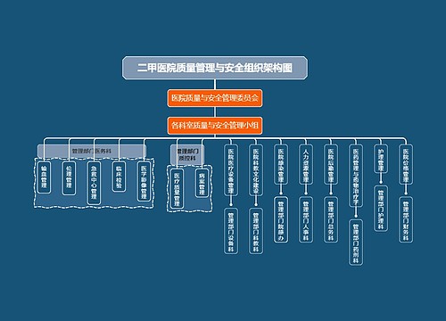 ﻿二甲医院质量管理与安全组织架构图