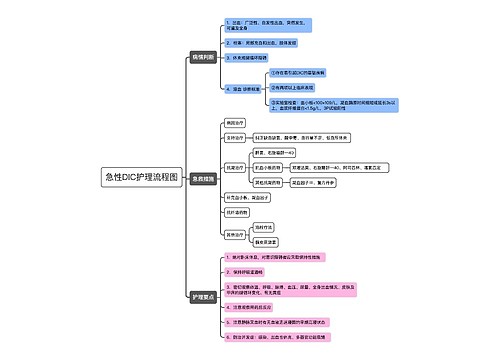 急性DIC护理流程图