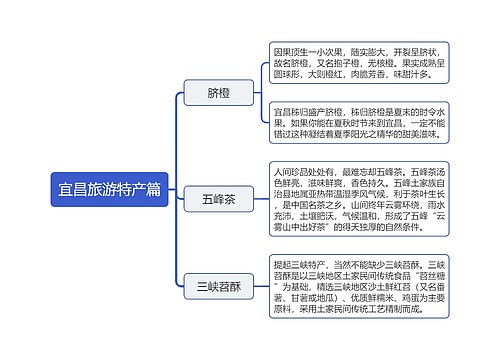 ﻿宜昌旅游特产篇