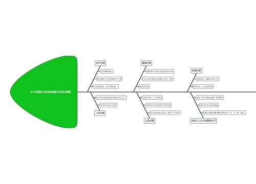 中小型医疗机构问题分析鱼骨图