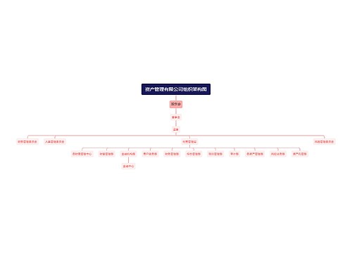 资产管理有限公司组织架构图