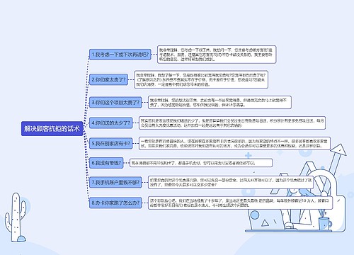 解决顾客抗拒的话术