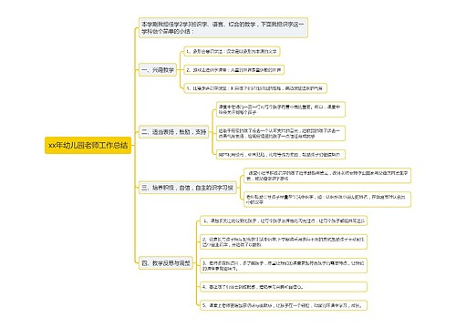xx年幼儿园老师工作总结
