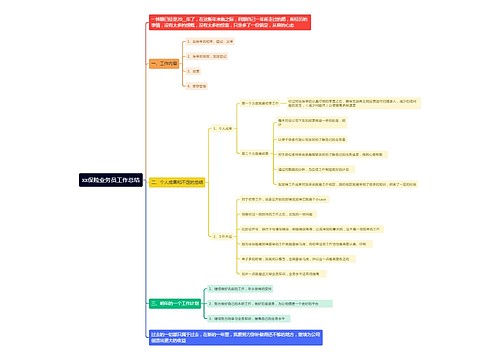 xx保险业务员工作总结