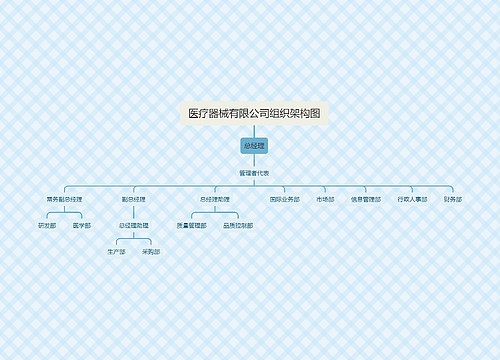 医疗器械有限公司组织架构图