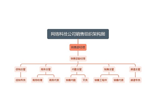 网络科技公司销售组织架构图