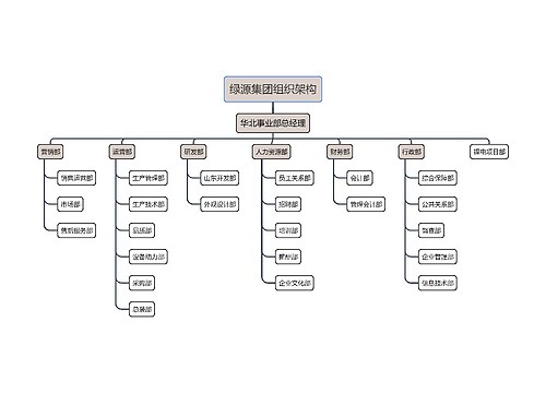 绿源集团组织架构