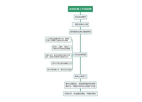 应急处置工作流程图