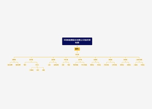 XX新能源股份有限公司组织架构图