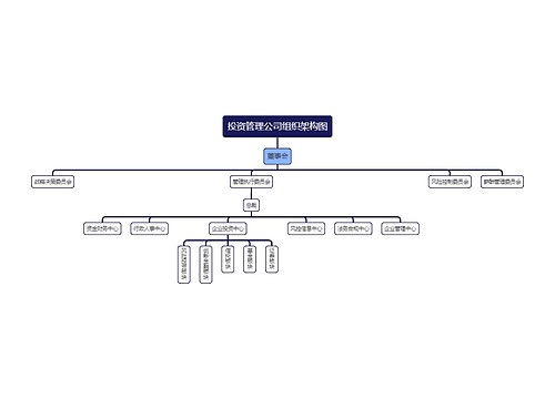 投资管理公司组织架构图