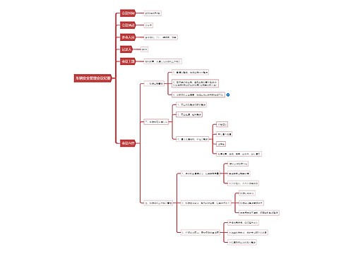 ﻿车辆安全管理会议纪要