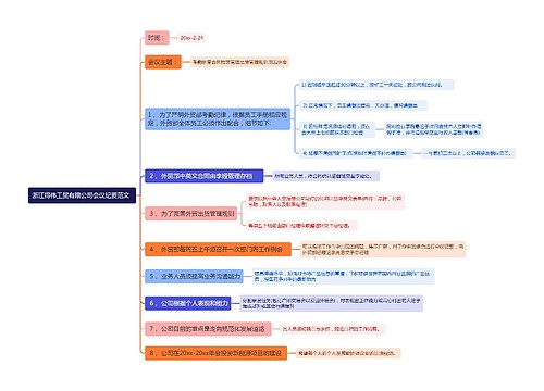 浙江得伟工贸有限公司会议纪要范文