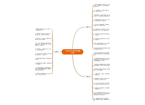 二年级小学生数学应用题(三篇) 二年级小学生数学应用题(三篇)