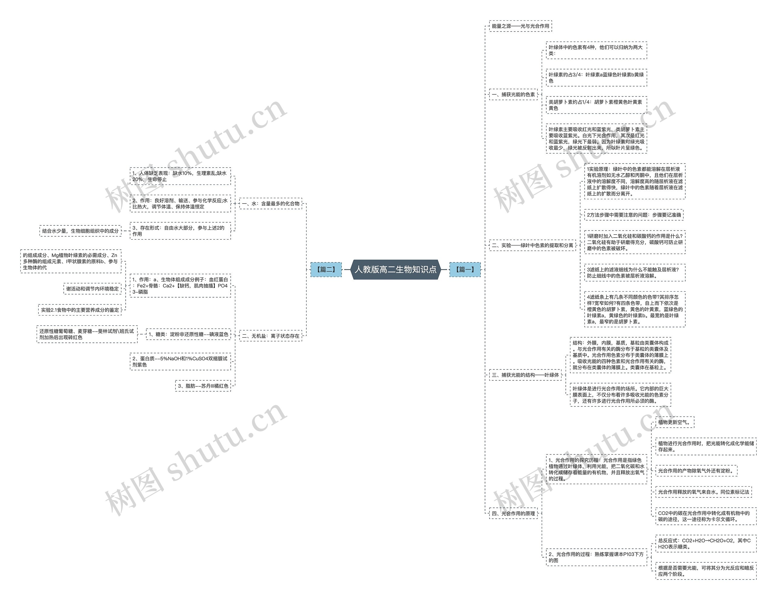 人教版高二生物知识点 人教版高二生物知识点