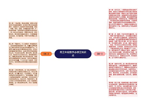 高三年级数学必修三知识点 高三年级数学必修三知识点