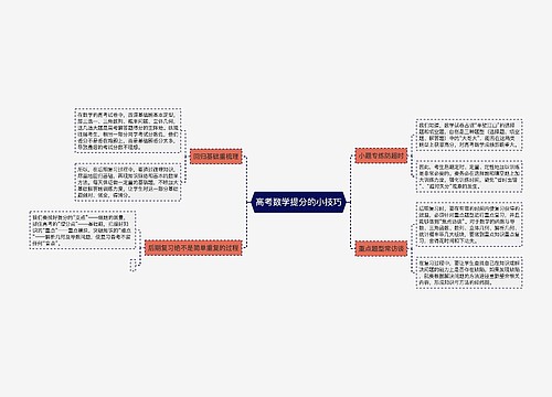 高考数学提分的小技巧