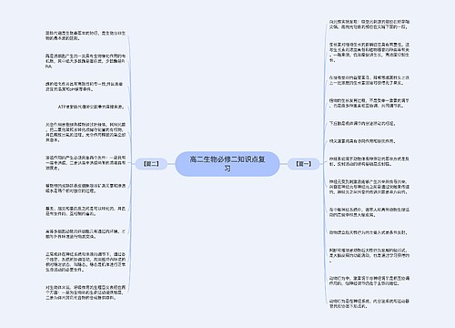 高二生物必修二知识点复习