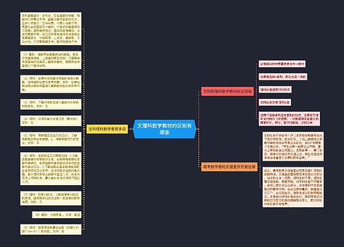 文理科数学教材的区别有哪些