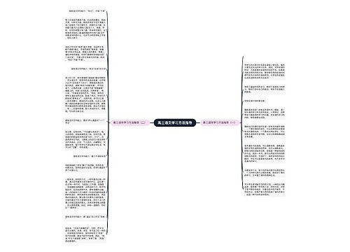 高三语文学习方法指导