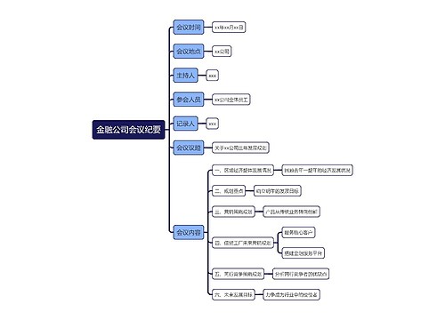 金融公司会议纪要